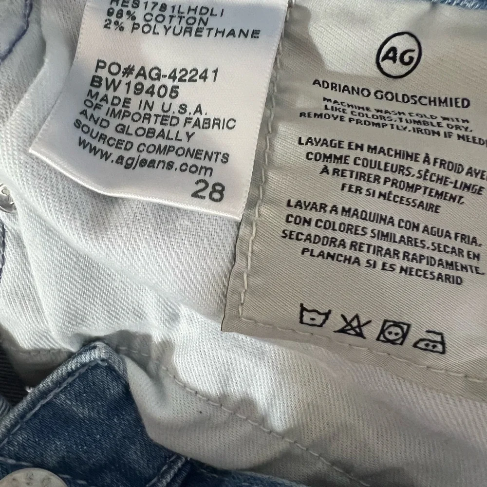 AG Adriano Goldschmied Stevie Capri Jeans Size 28 - Picture 7 of 10